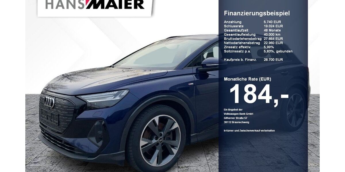 Audi Q4 e-tron 70.478 km 28.700 &euro; Erding 85435