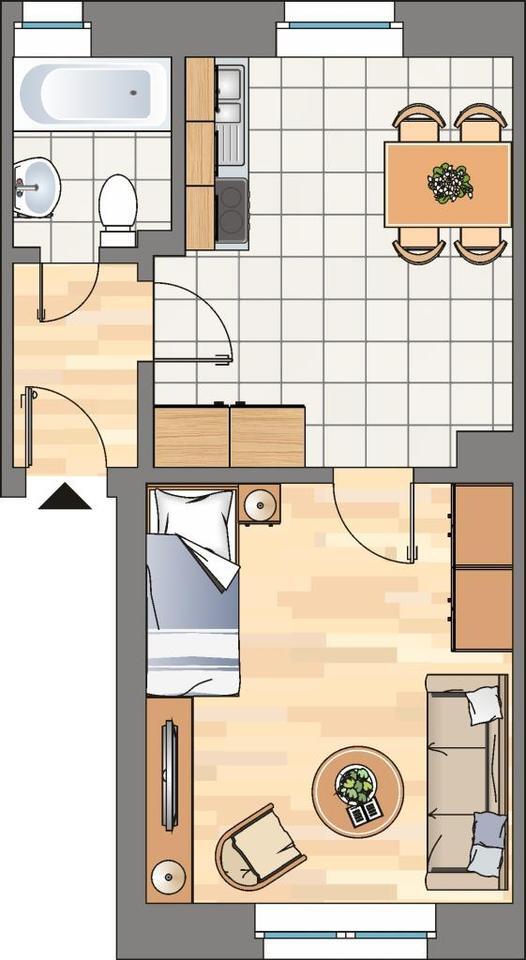 1-Zimmer-Wohnung in Bochum Riemke