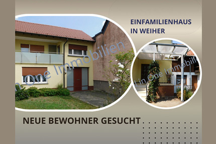 Haus Ubstadt-Weiher Weiher - 6 Zimmer, 125 m&sup2;, 299.000&euro; | Angebot:24504490