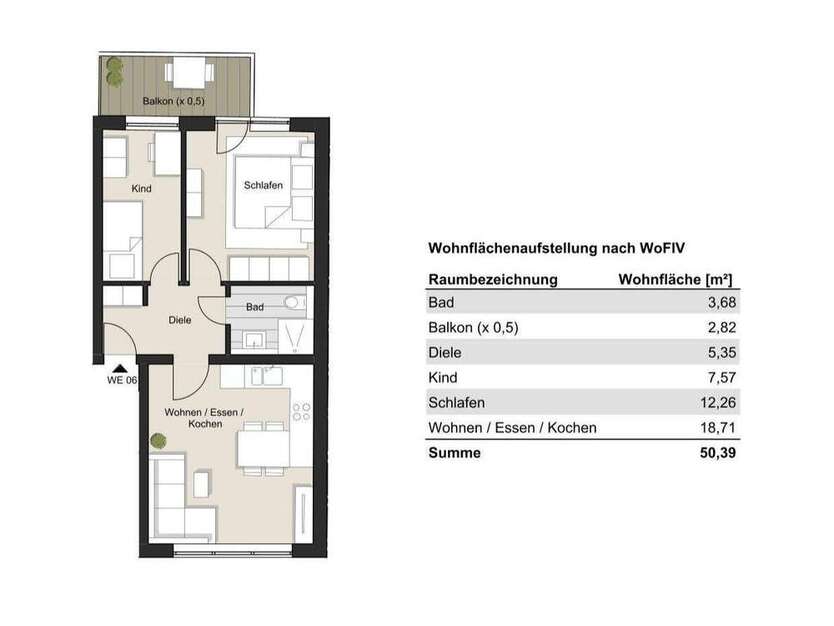 Wohnung zum Kaufen in Köln 319.000 € 50.39 m²