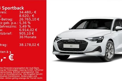 Audi A3 4.500 km 34.480 &euro; Würzburg 97076