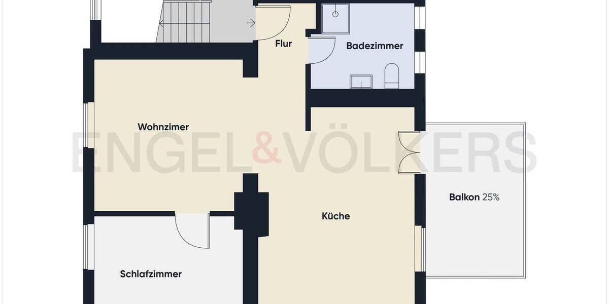Etagenwohnung Quierschied - 2 Zimmer, 67 m&sup2;, 129.000&euro; | Angebot:25737750
