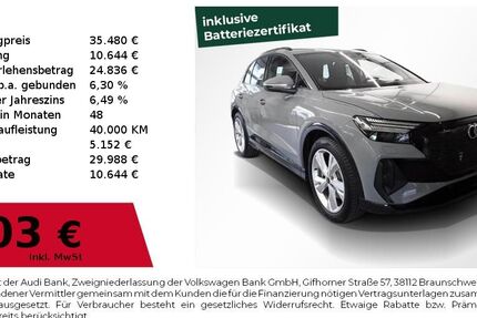 Audi Q4 e-tron 23.500 km 35.480 &euro; Nürnberg 90411