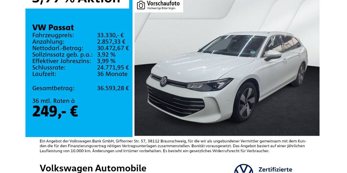 VW Passat 18.247 km 33.330 &euro; Leipzig 04178