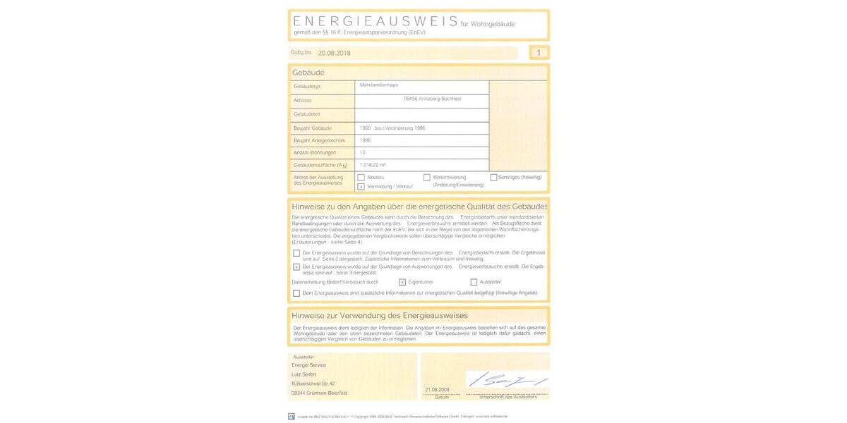 Maisonette 3-Raumwohnung mit Küche in 09456 Annaberg 3 zimmer