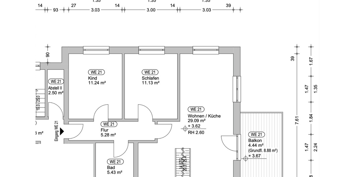 Maisonettenwohnung Rühen - 4 Zimmer, 108 m&sup2;, 870&euro; | Angebot:25206461