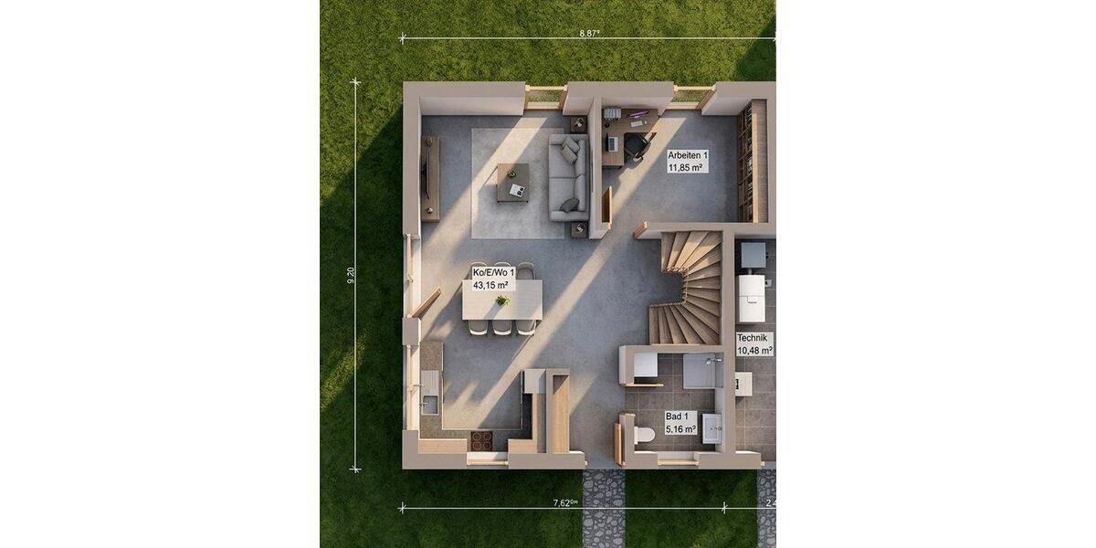 Doppelhaushälfte Marburg Cappel - 5 Zimmer, 111 m&sup2;, 448.000&euro; | Angebot:26415352