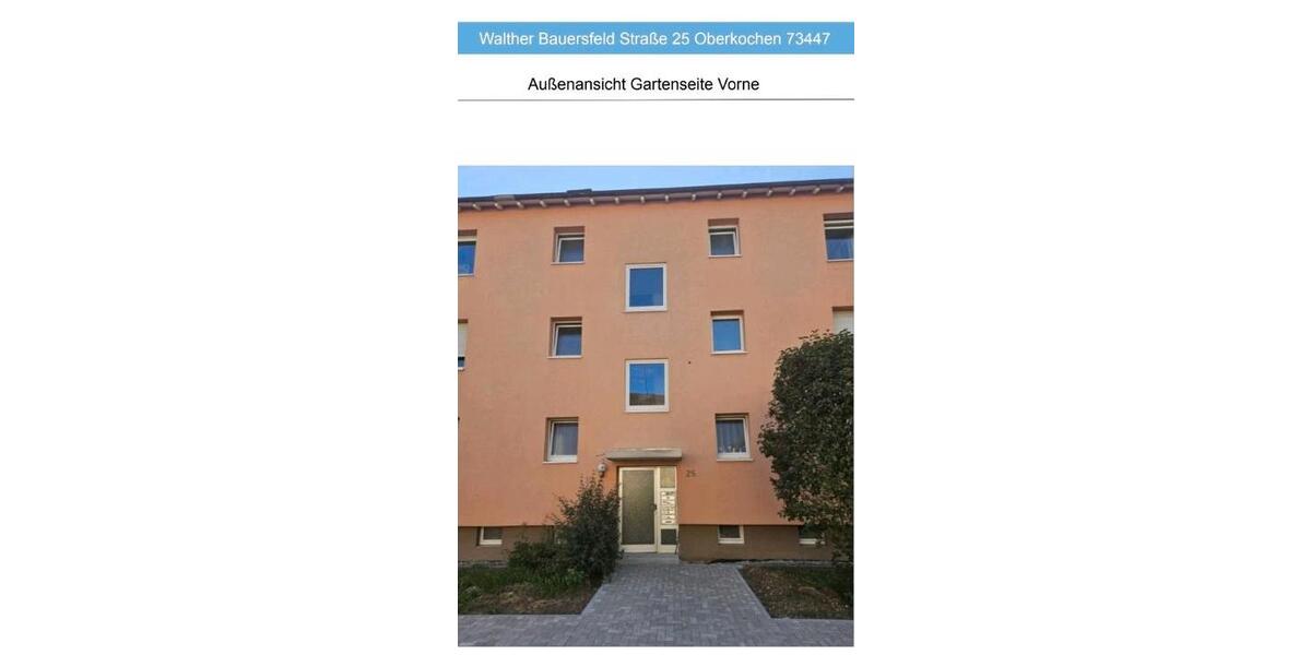 Etagenwohnung Oberkochen - 2 Zimmer, 42 m&sup2;, 139.000&euro; | Angebot:27122393