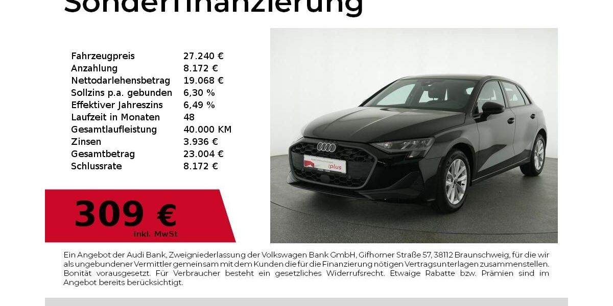 Audi A3 8.100 km 26.740 &euro; Nürnberg 90411
