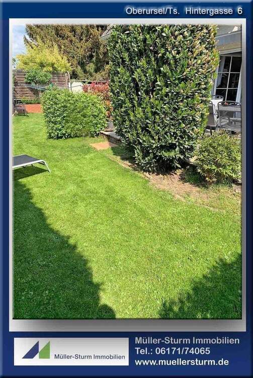 OBERURSELTs. Große EG-Wohnung mit riesigem Garten (Im 2-FH!!)
