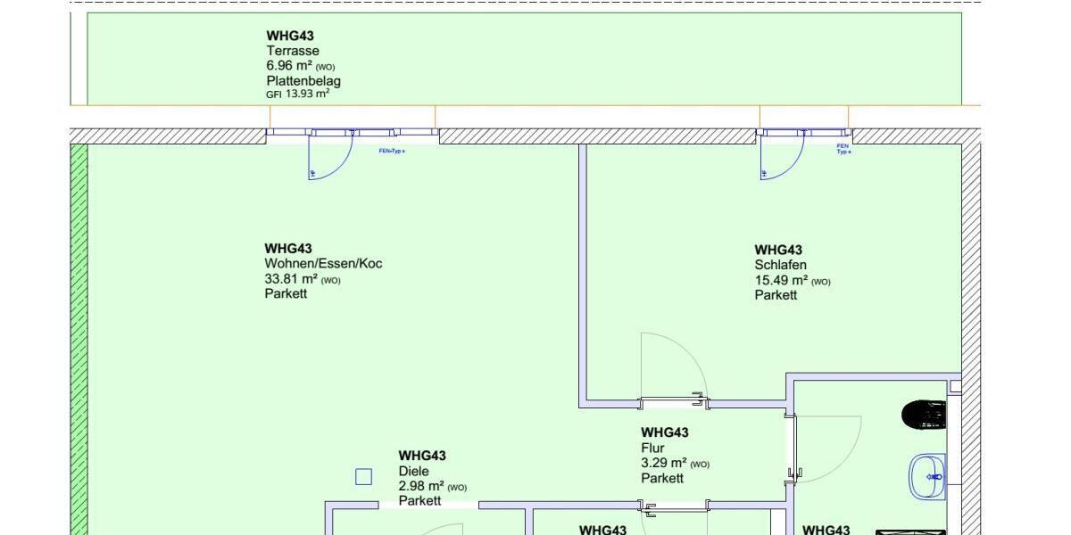 Achtung Lux-Pendler -Helle Penthousewohnung im KFW 40 QNG Energiesparhaus - Dachgeschoßwohnung Trier Feyen-Weismark | Angebot:27295377