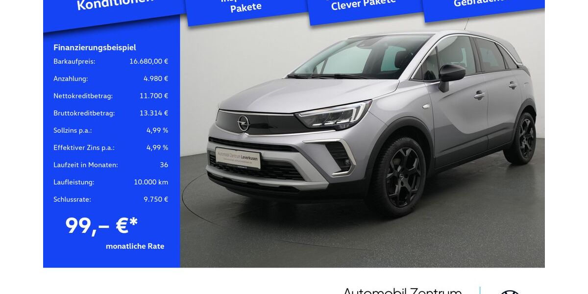 Opel Crossland (X) 19.268 km 16.680 &euro; Leverkusen 51379