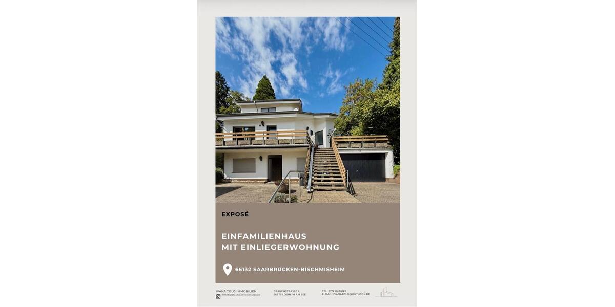 Einfamilienhaus Saarbrücken Bischmisheim - 6 Zimmer, 225 m&sup2;, 620.000&euro; | Angebot:27436655