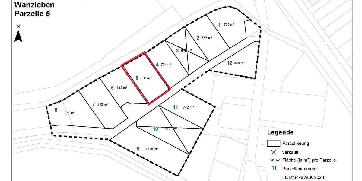 Grundstück zu verkaufen in Wanzleben-Börde 116.800 € 730 m² zimmer