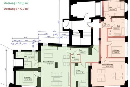 Wohnung Lößnitz - 3 Zimmer, 83 m&sup2;, 706&euro; | Angebot:26397601