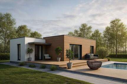 Rohe 77 - Moderner Bungalow in KfW 40, einzugsfertig, inkl. KfW40, Fundamente 3 zimmer