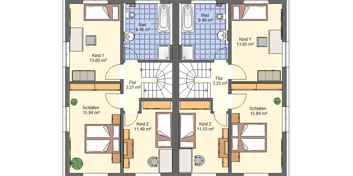 Doppelhaushälfte Feucht - 5 Zimmer, 144 m&sup2;, 654.500&euro; | Angebot:24989850