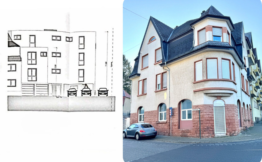 Mehrfamilienhaus mit 8 % Rendite + projektiertes Baugrundstück (7 Wohneinheiten mit 450 m2)