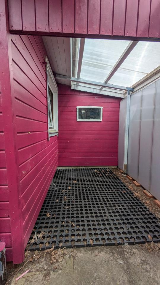Wochenendhaus Tinyhouse Holzhaus in einem Wochenendgebiet