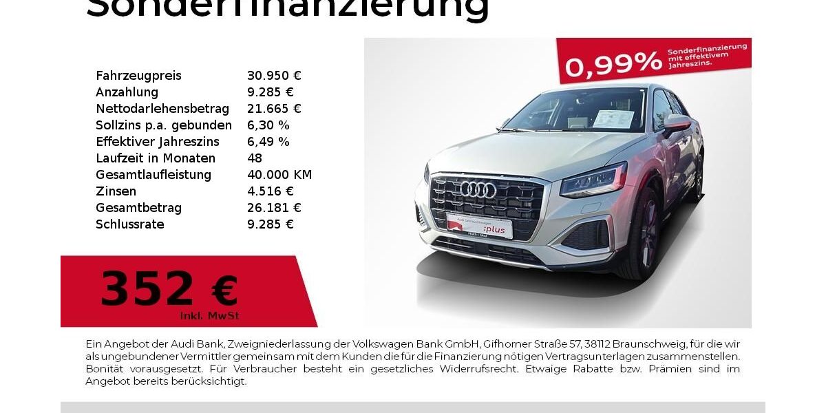 Audi Q2 10.100 km 28.880 &euro; Lauf an der Pegnitz 91207