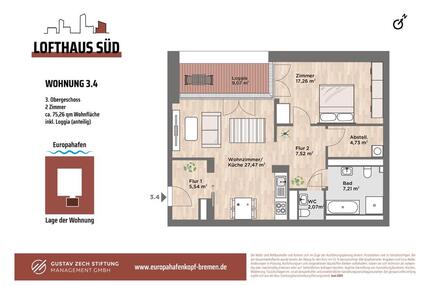 Ab 01.06. - Gehobene 2-Zimmer Wohnung