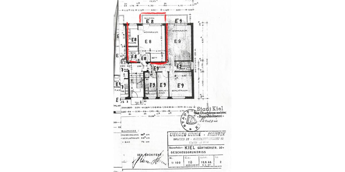 Hochparterre Molfsee - 1 Zimmer, 39 m&sup2;, 126.000&euro; | Angebot:26556902