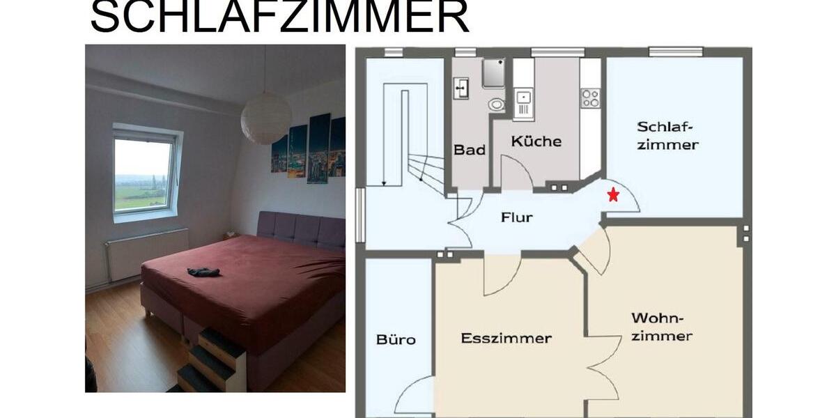 Dachgeschoßwohnung Minden - 4 Zimmer, 86 m&sup2;, 800&euro; | Angebot:26315032