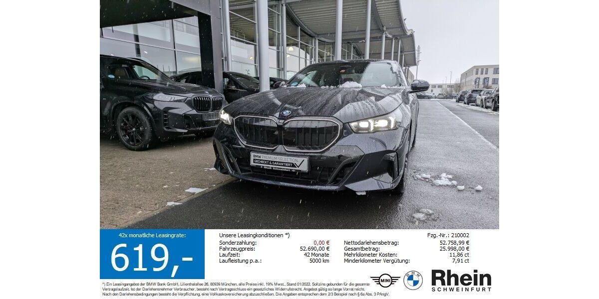 BMW 520 25.036 km 51.850 &euro; Schweinfurt 97424