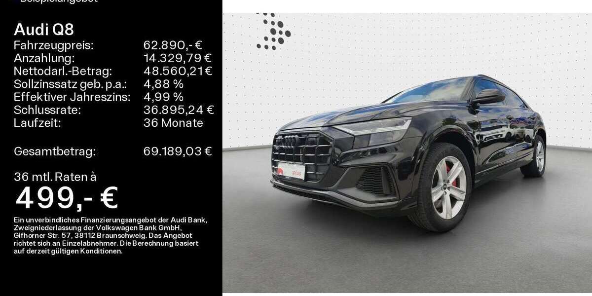 Audi Q8 48.358 km 62.890 € Königstein-TS 61462