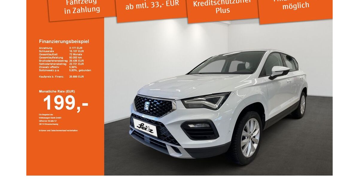 Seat Ateca 20.850 km 25.548 &euro; Kaufbeuren 87600