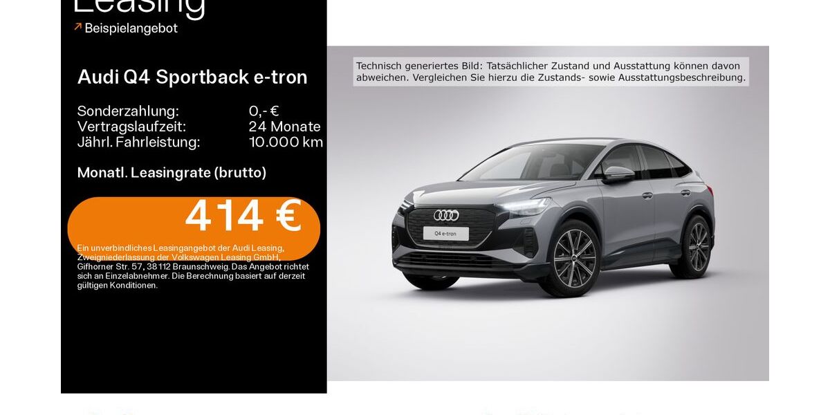 Audi Q4 e-tron 6.400 km 46.639 € Hanau 63452
