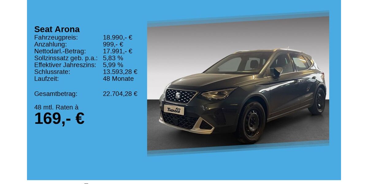 Seat Arona 36.170 km 18.990 &euro; Bonn 53227
