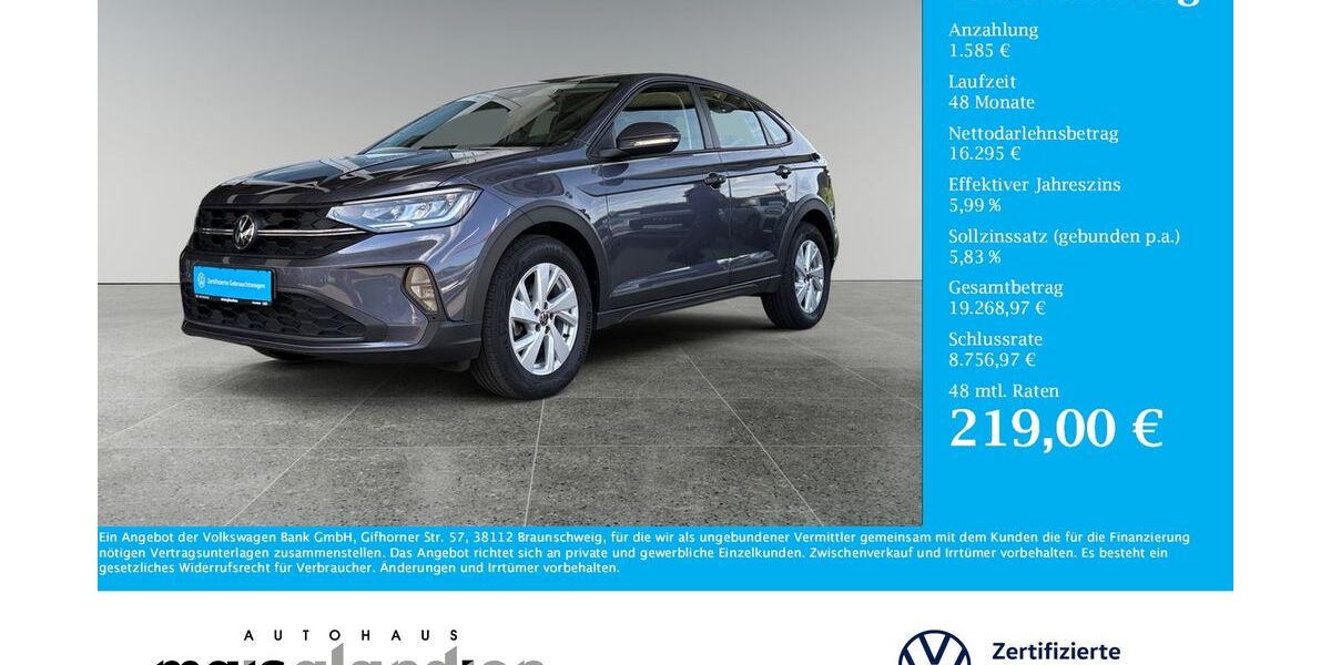 VW Taigo 20.695 km 17.880 &euro; Pronsfeld 54597