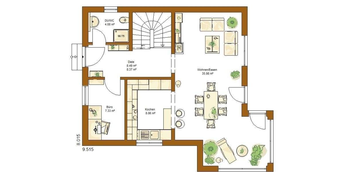 Einfamilienhaus Seckach - 4 Zimmer, 126 m&sup2;, 388.000&euro; | Angebot:26377820