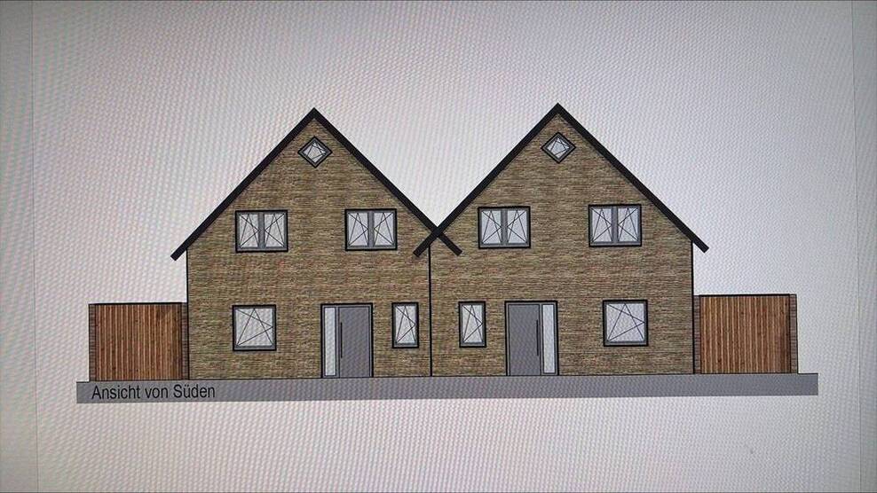 Baugrundstück mit 671 m² inkl. genehmigtem Doppelhaus-Projekt in attraktiver Lage zimmer