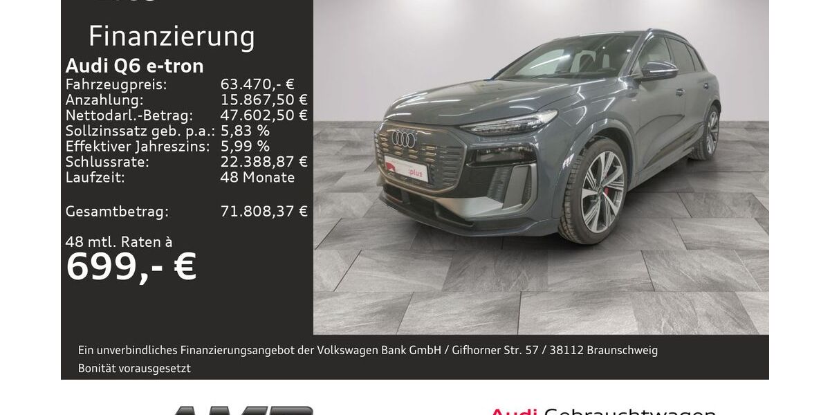 Audi Q6 e-tron 4.890 km 63.470 &euro; Borna 04552