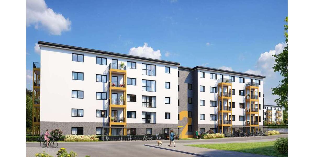 Etagenwohnung Marburg Biegenviertel - 2 Zimmer, 46 m&sup2;, 285.000&euro; | Angebot:25882931