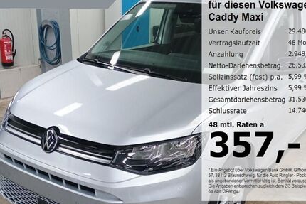 VW Caddy Maxi 63.556 km 29.480 &euro; Pocking 94060