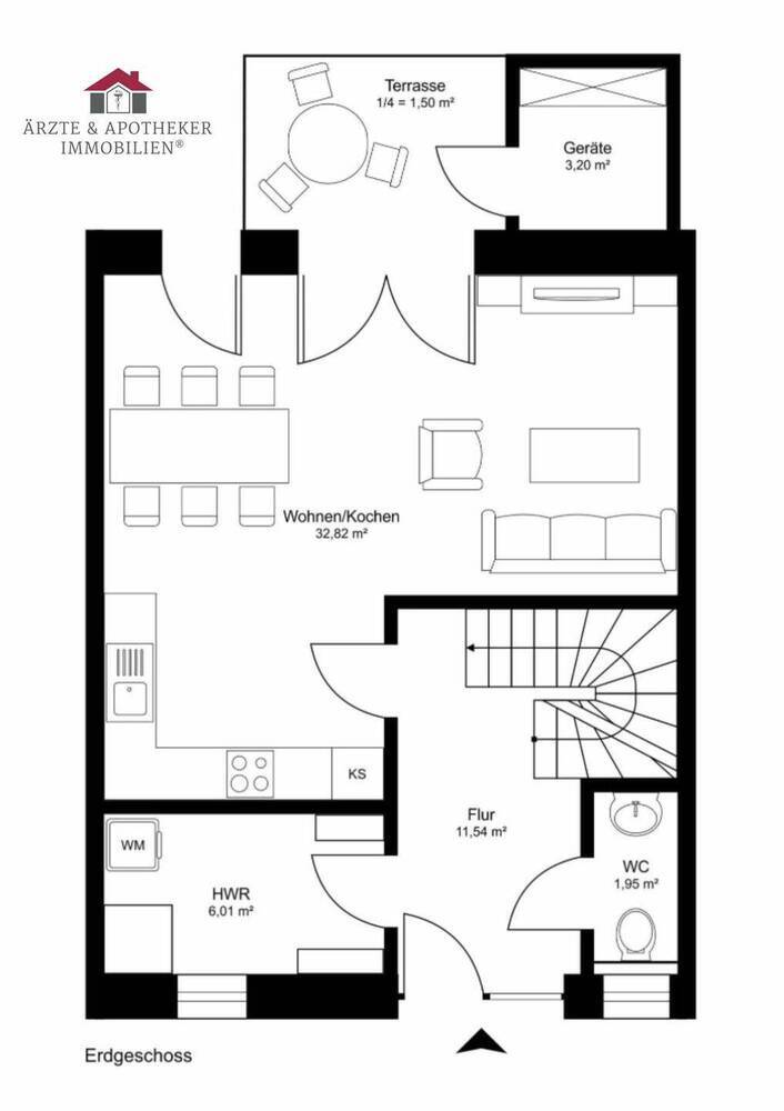 Modernes & energieeffizientes Reihenmittelhaus in zentraler Lage - schlüsselfertig & bezugsbereit!