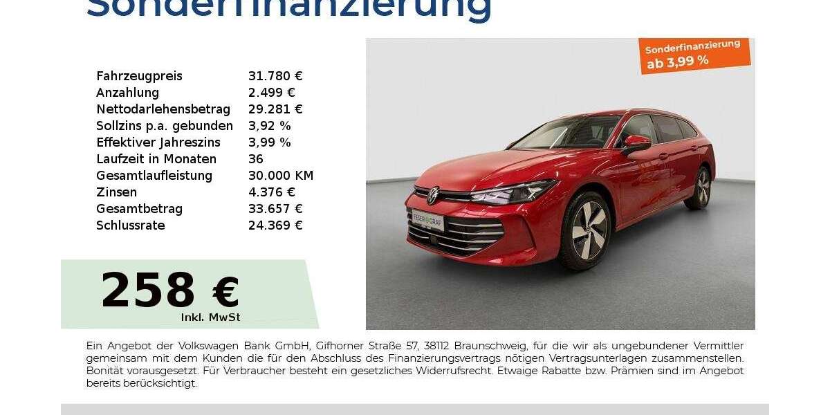 VW Passat 11.529 km 31.480 &euro; Fürth 90763