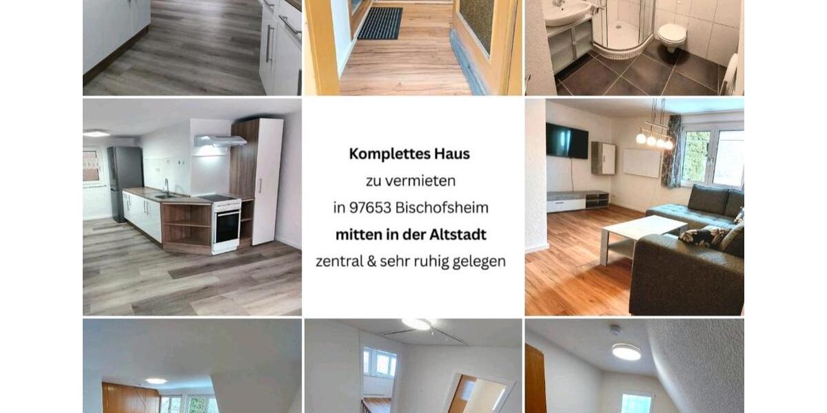 Einfamilienhaus Bischofsheim in der Rhön - 3 Zimmer, 71 m&sup2;, 900&euro; | Angebot:26432103