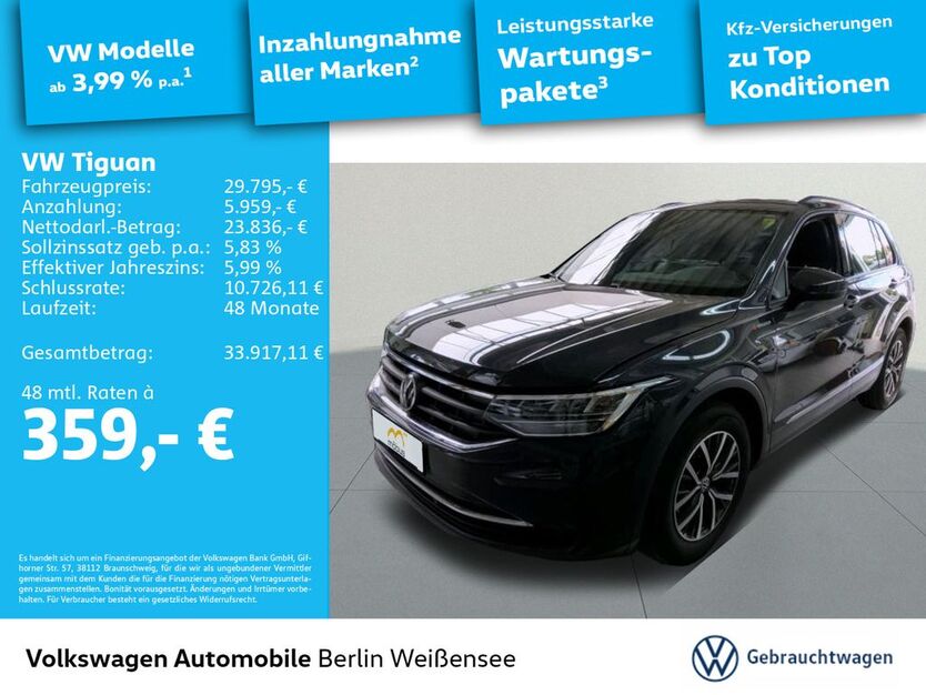 VW Tiguan 56.187 km 29.795 € Berlin 13088
