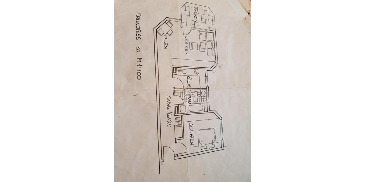 Etagenwohnung Kirchheim unter Teck - 2.5 Zimmer, 56 m&sup2;, 680&euro; | Angebot:26346465