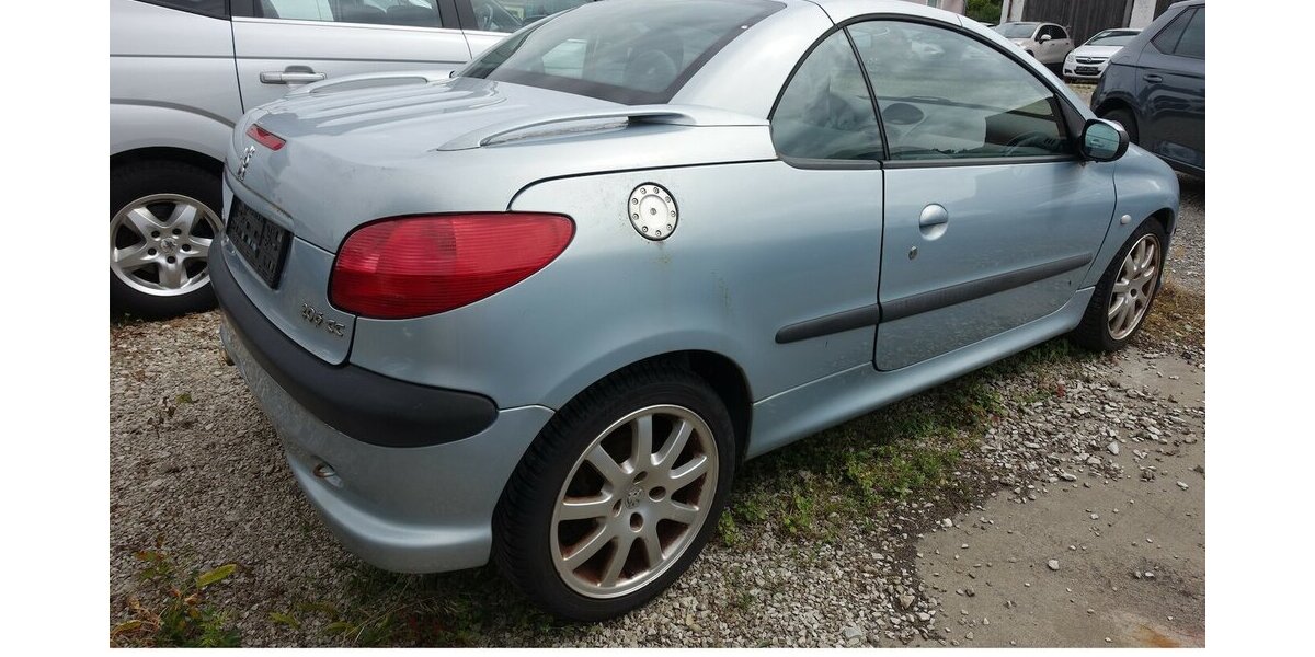 Peugeot 206 CC Platinum ohne TÜV fahrbereit 161.500 km 400 &euro; Neumarkt/OPf 92318