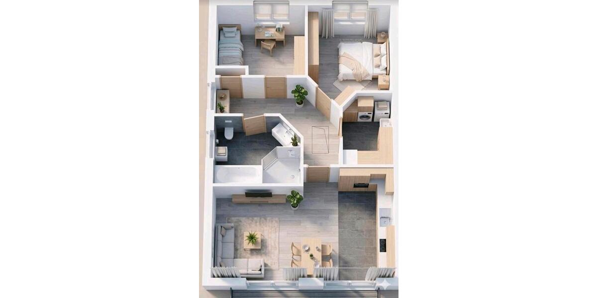 Erdgeschoßwohnung Essen (Oldenburg) - 3 Zimmer, 85 m&sup2;, 950&euro; | Angebot:26676481