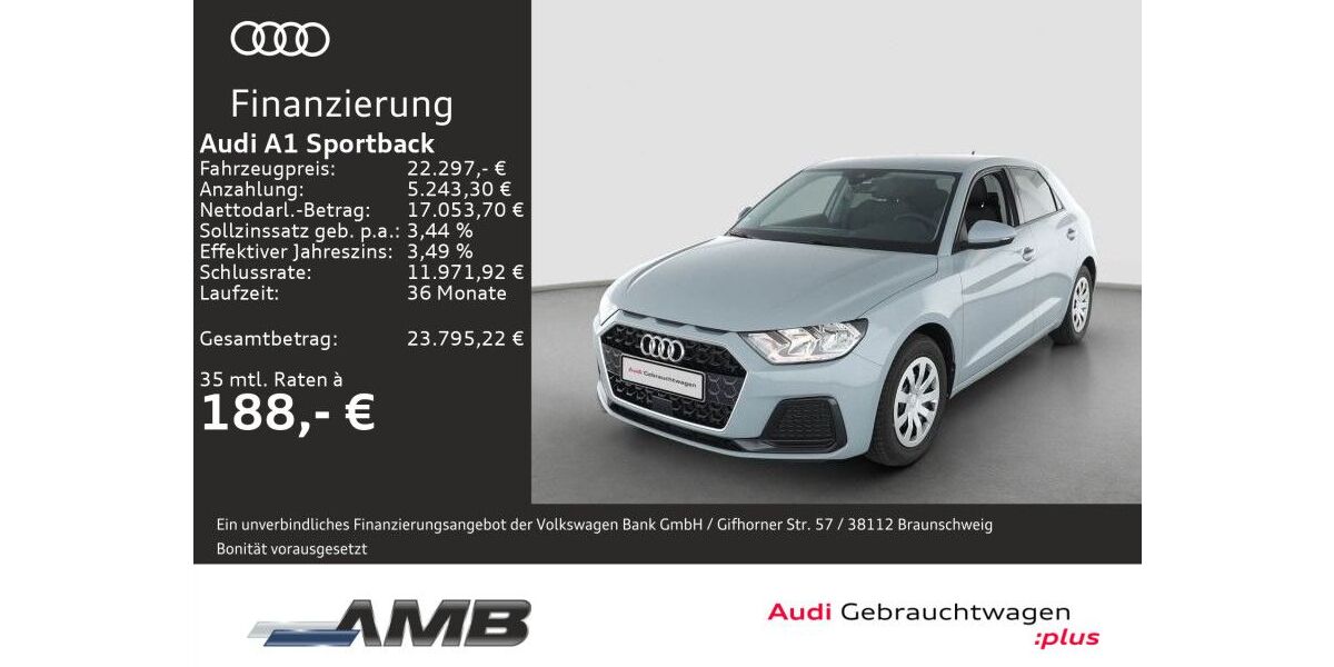 Audi A1 6.090 km 21.860 &euro; Borna 04552