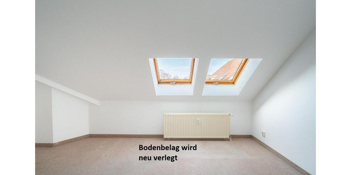 Moderne Dachgeschosswohnung mit sonnigem Westbalkon in zentraler Lage von Pulsnitz 4 zimmer