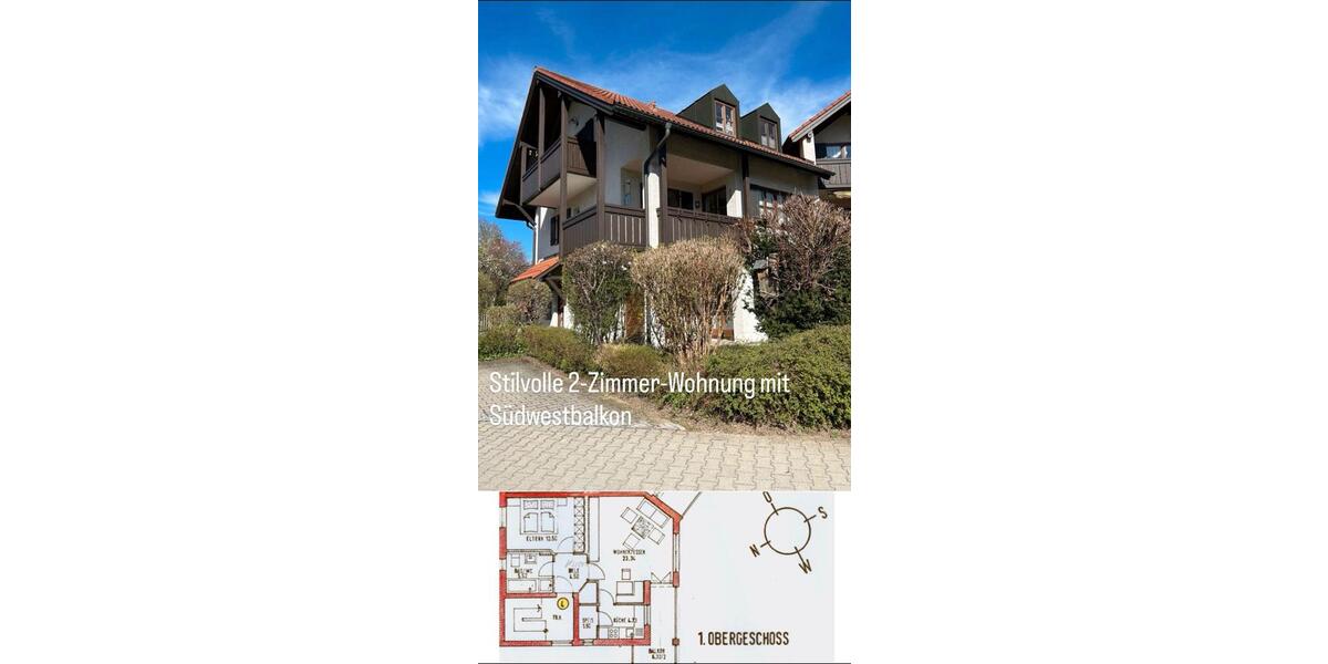2-Zimmer-Wohnung Südwestbalkon Einbauküche Schongau 2 zimmer