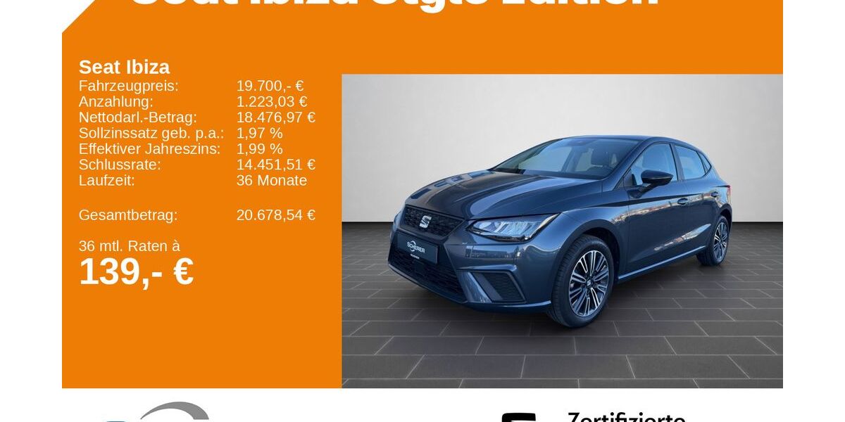 Seat Ibiza 11.212 km 18.700 &euro; Kaiserslautern 67657