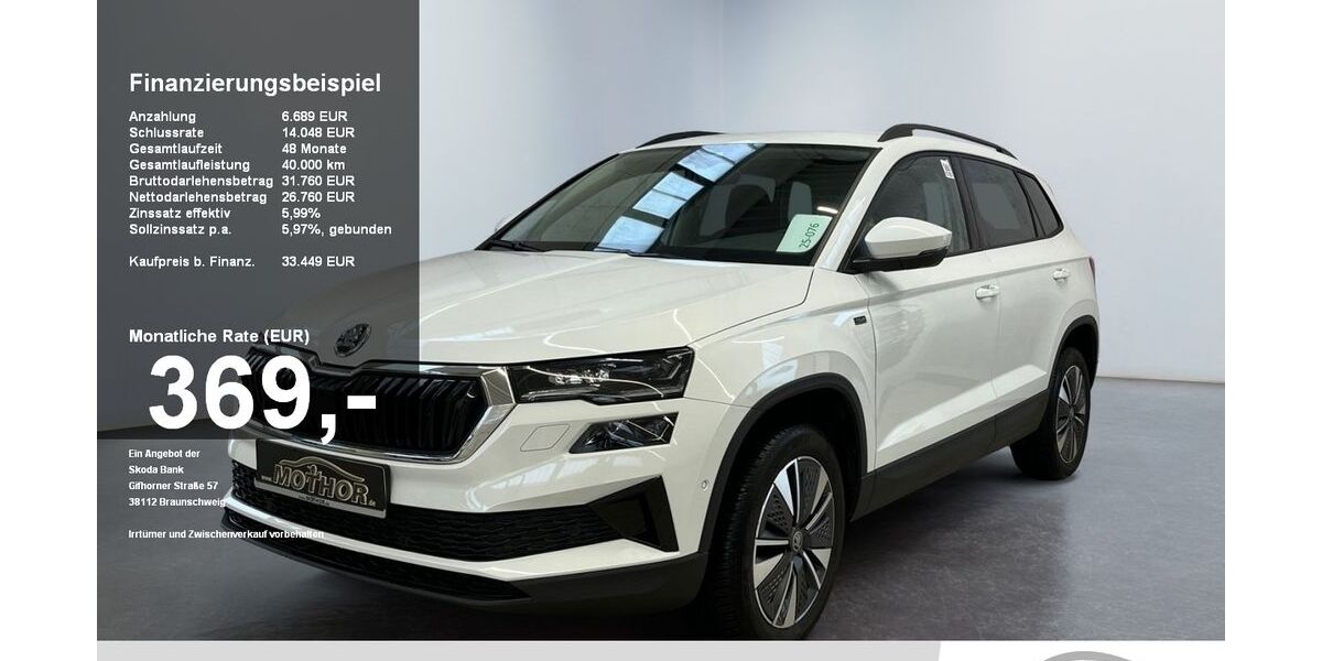 Skoda Karoq 6.029 km 33.449 &euro; Brandenburg 14770